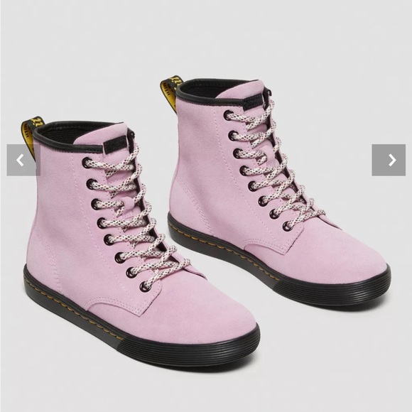 Dr. Martens Women’s Sheridan Pink Suede Lace Up Boots. Size 11. - Picture 3 of 13